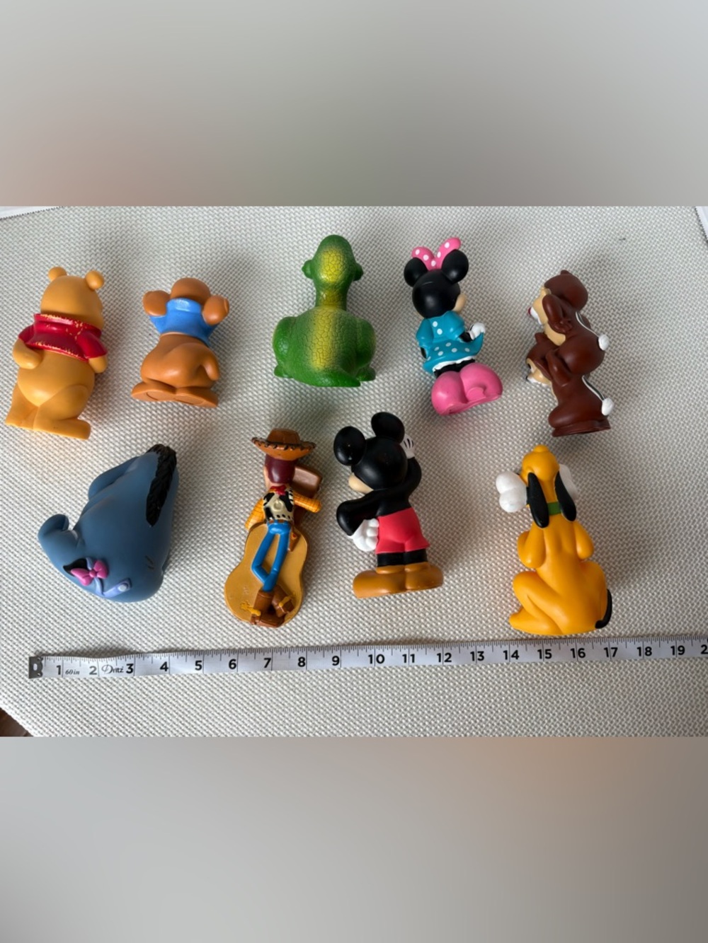 💥SALE💥 Disney Pixar 9 Piece Bath Toy Set Winnie the Pooh Mickey Toy Story - Picture 3 of 8